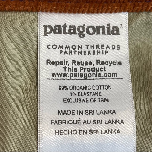 Patagonia Rusty Cognac Colored Corduroy Mini Skirt Sz. 6 - Picture 9 of 9
